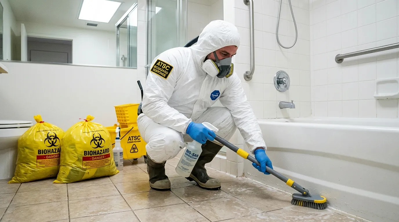 Decontamination equipment deployed for Blood Cleanup in Royse City